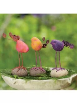 Birds On Stones Set -OW Garden Decor Shop 8613371 01V 3 4