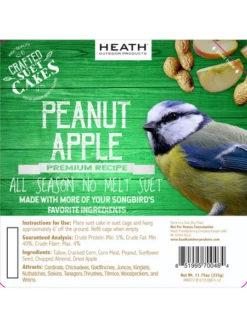 Peanut Apple Suet, 11.75 OZ, 12 Pack -OW Garden Decor Shop webimage 8613690 03V