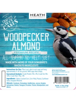 Woodpecker Almond Suet, 11.75 OZ, 12 Pack -OW Garden Decor Shop webimage 8613691 03V